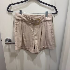 NWT- Generation Love New York Belted Light Brown/ Oatmeal Shorts Size 00